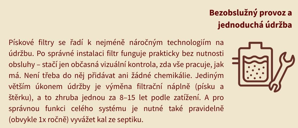 Výhoda bezobslužného provozu.